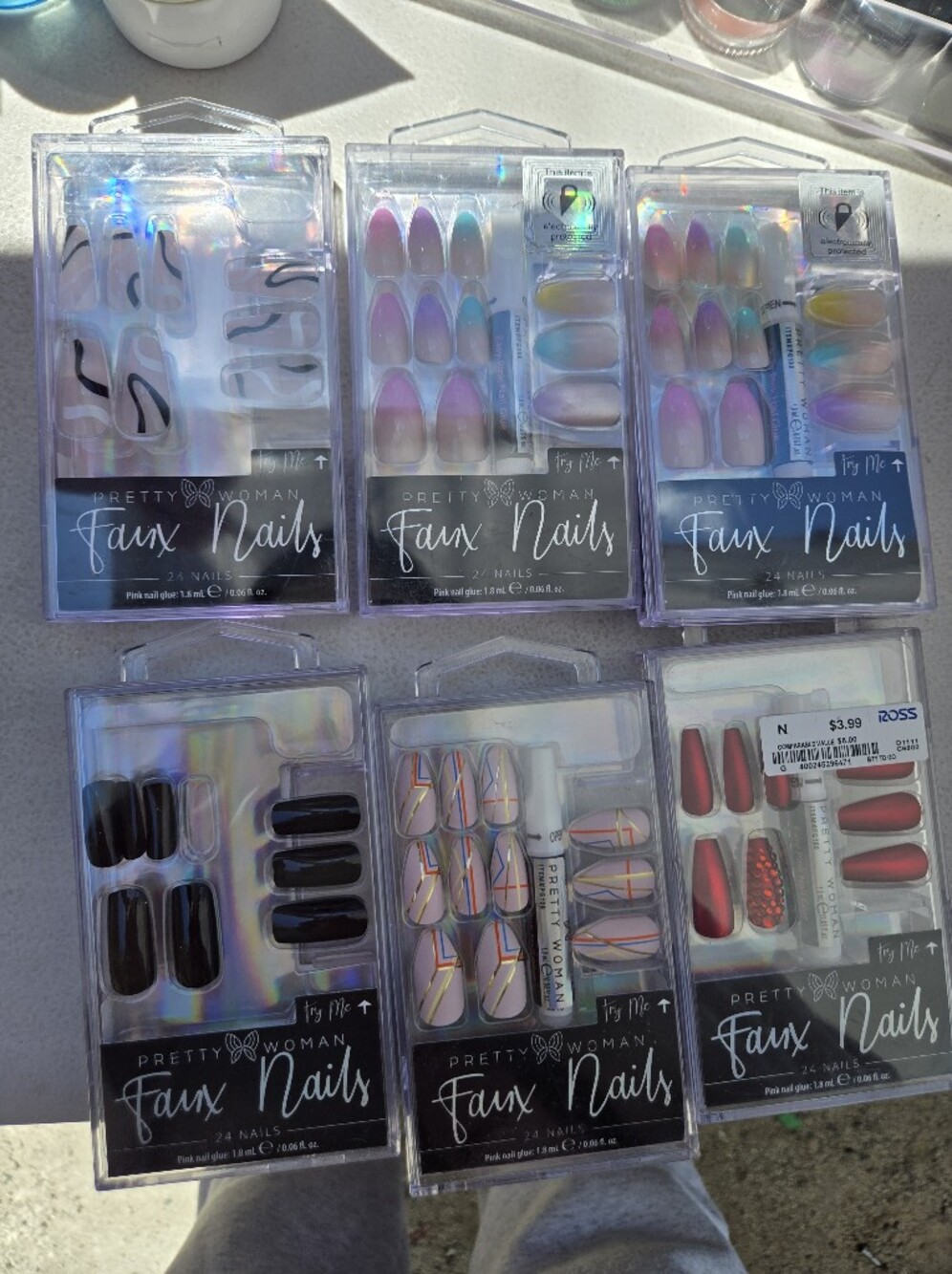 Press-On Nails Set - Boundle Of 6